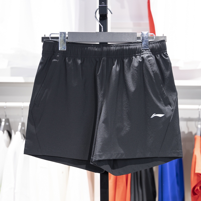 Li Ning Sports Shorts 2024 Spring Women's Group Purchase Series Running Fitness Lightweight Quick-Drying Shorts Aksu556