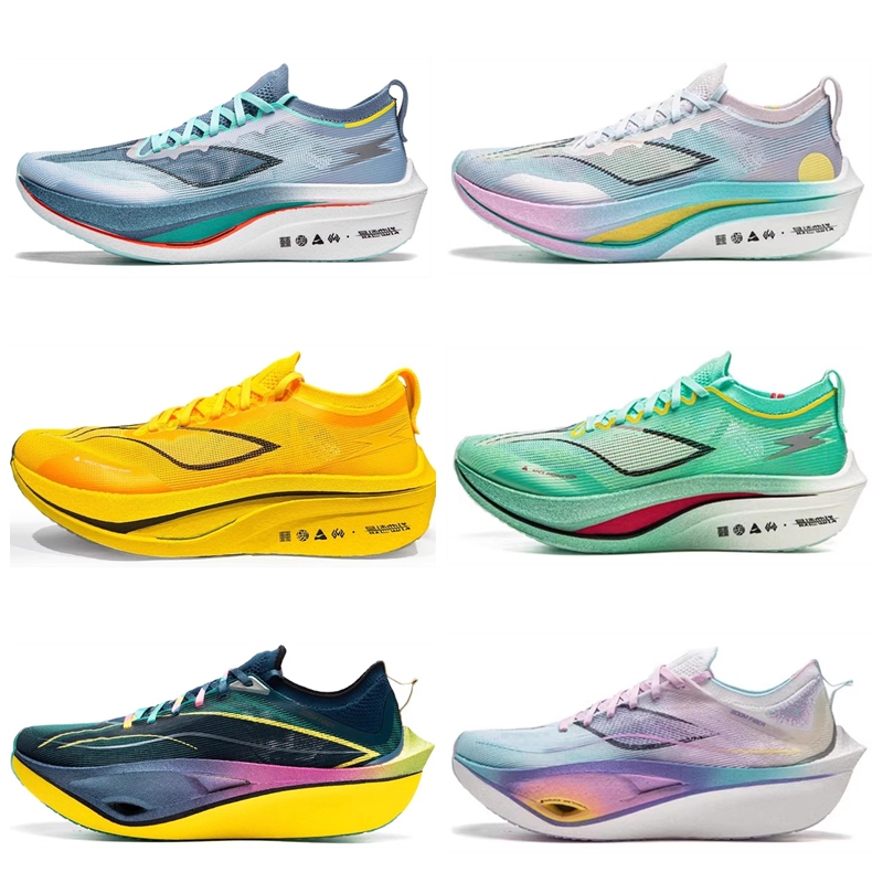 Li-Ning Feidian 4/3 Elite Men's and Women's Running Shoes 2024 New Carbon Plate Racing Running Shoes Armu007Xx