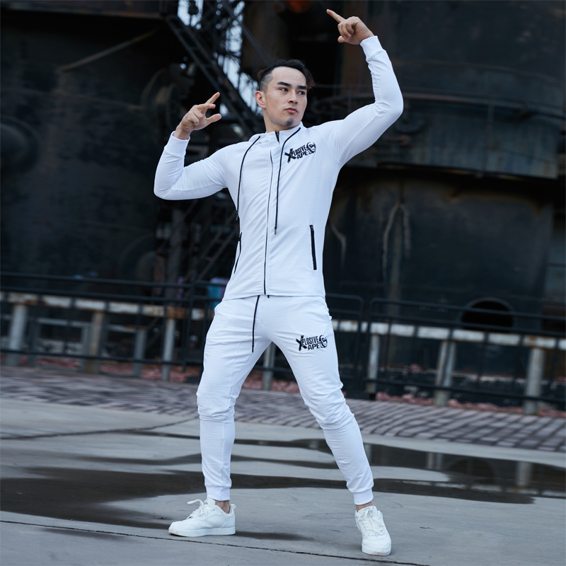 Áo len thể thao mùa thu và mùa đông bùng nổ áo khoác hoodie có dây kéo