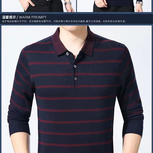 2018 mới mùa xuân và mùa thu trung niên nam áo thun dài tay quần áo mùa thu bên ngoài đất cotton 40-50 tuổi cha tải áo