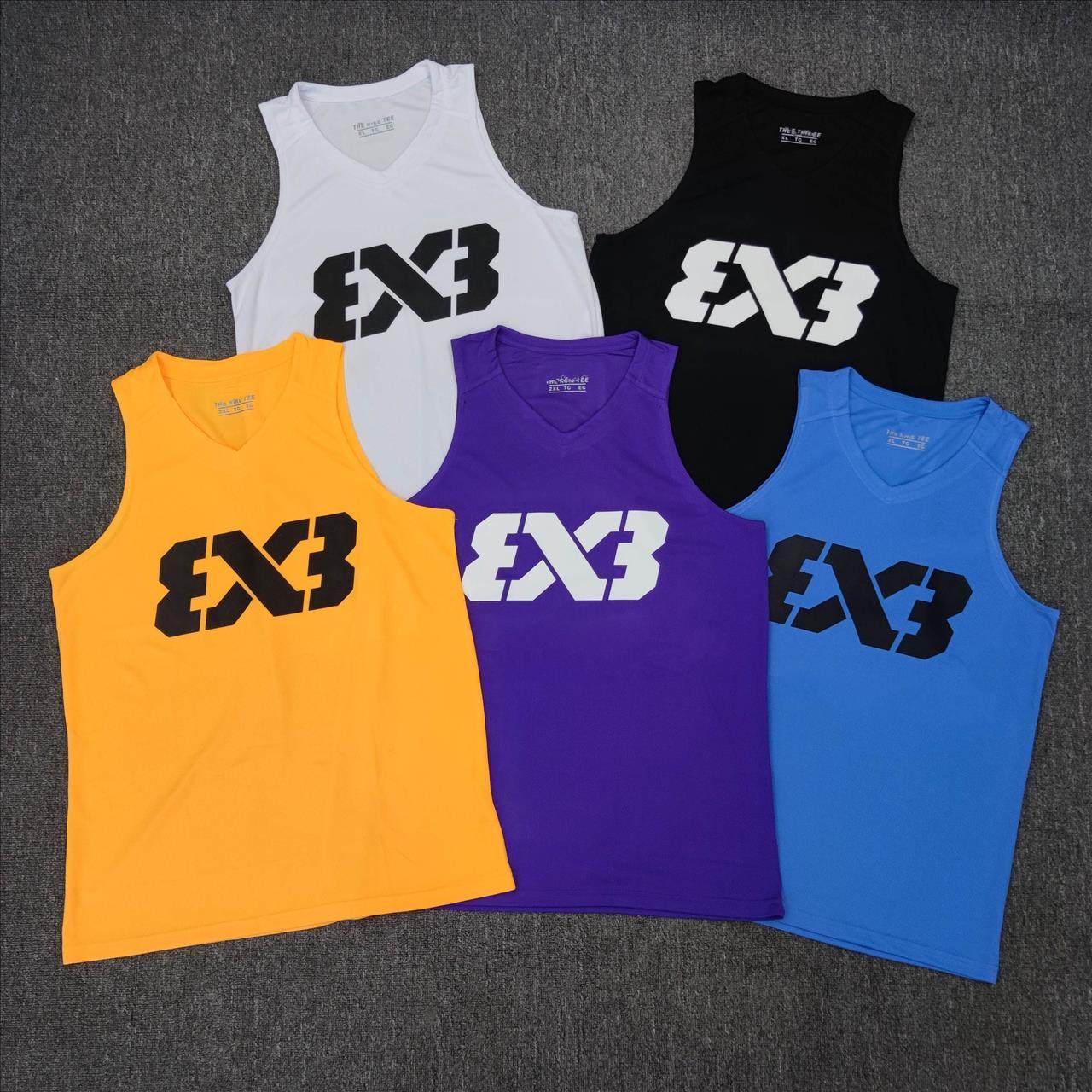 Mens Tshirt Fiba 3x3 T Shirt 3x3 Foundation Performance T-Shirt