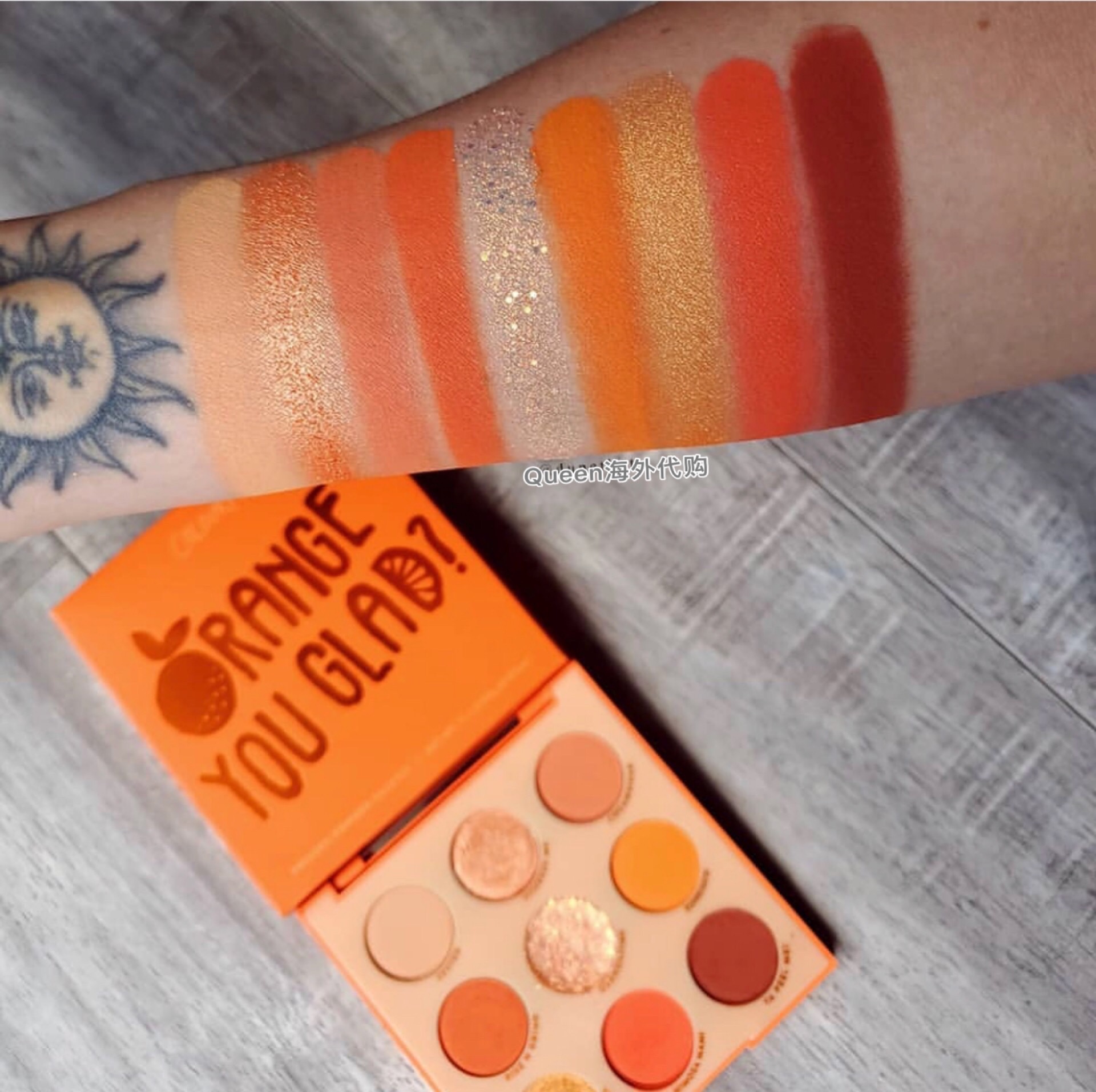 Colourpop Karaoke colorpop cam soda khay mắt màu cam Orange You Glad - Bóng mắt phấn mắt romand