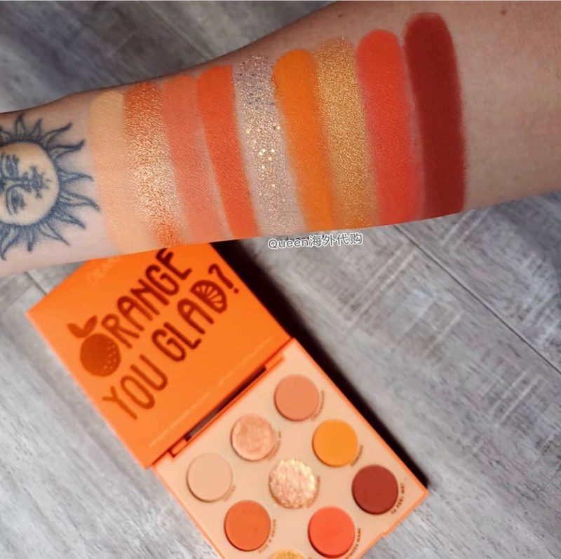 Colourpop Karaoke colorpop cam soda khay mắt màu cam Orange You Glad - Bóng mắt