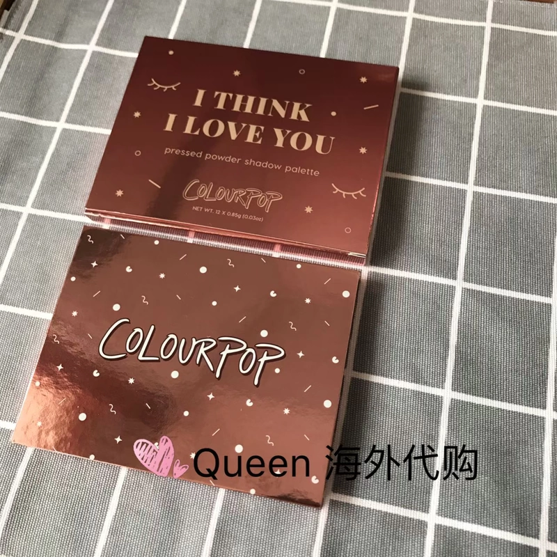 Colourpop thẻ màu bong bóng colorpop tăng vàng địa phương phấn mắt tôi nghĩ rằng tôi yêu bạn colourpop bảng mắt