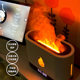 Nordic flame humidifier ເຮືອນ silent ຫ້ອງນອນ Bluetooth ສຽງ aromatherapy ບັນຍາກາດ desk ຫ້ອງການຂອງປະທານແຫ່ງຫໍພັກ