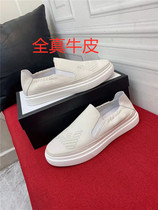 New Genuine Leather Men Casual Single Shoes Summer Tide Outside Wearing A Foot Pedal Mens Shoes Sloppy Shoes Bull Leather Slippers Shoes