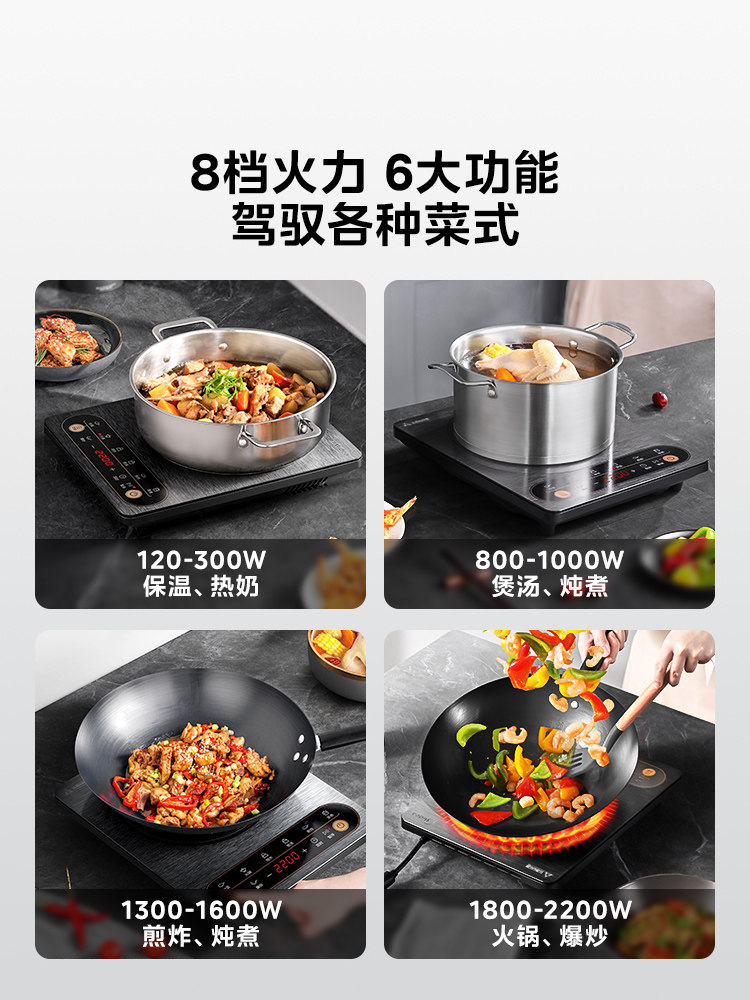 Midea Induction Cooker 2025 New Model Household Small Induction Cooker High-Power Hot Pot Special Official Flagship Store Genuine Product