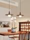 Medieval-Style Restaurant Chandelier 2026 New Japanese Retro Wabi-Sabi Style Dining Table Bar Counter Special Linear Strip Lighting