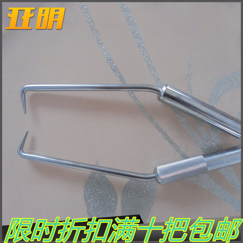 Honghua Stainless Steel Rebar Hook Zal Hook Construction Swivel Semi-Rolled Flower Tying Hook Labor-saving Rolling Crochet Hook