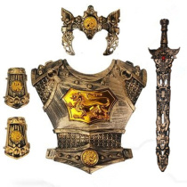 Child Baby Toy Sword Knife Plastic Treasure Sword Boy Sword Guest Roman Warrior Shields Weapons Safety Simulation Model