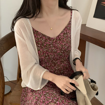 100%mulberry silk shawl sunscreen shirt womens summer silk sunscreen shirt with skirt outside short thin blouse