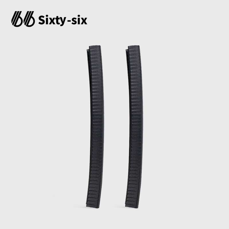 Sixty-six66 crash strip skateboard accessories double warped longboard land surfboard thickened two crash bars