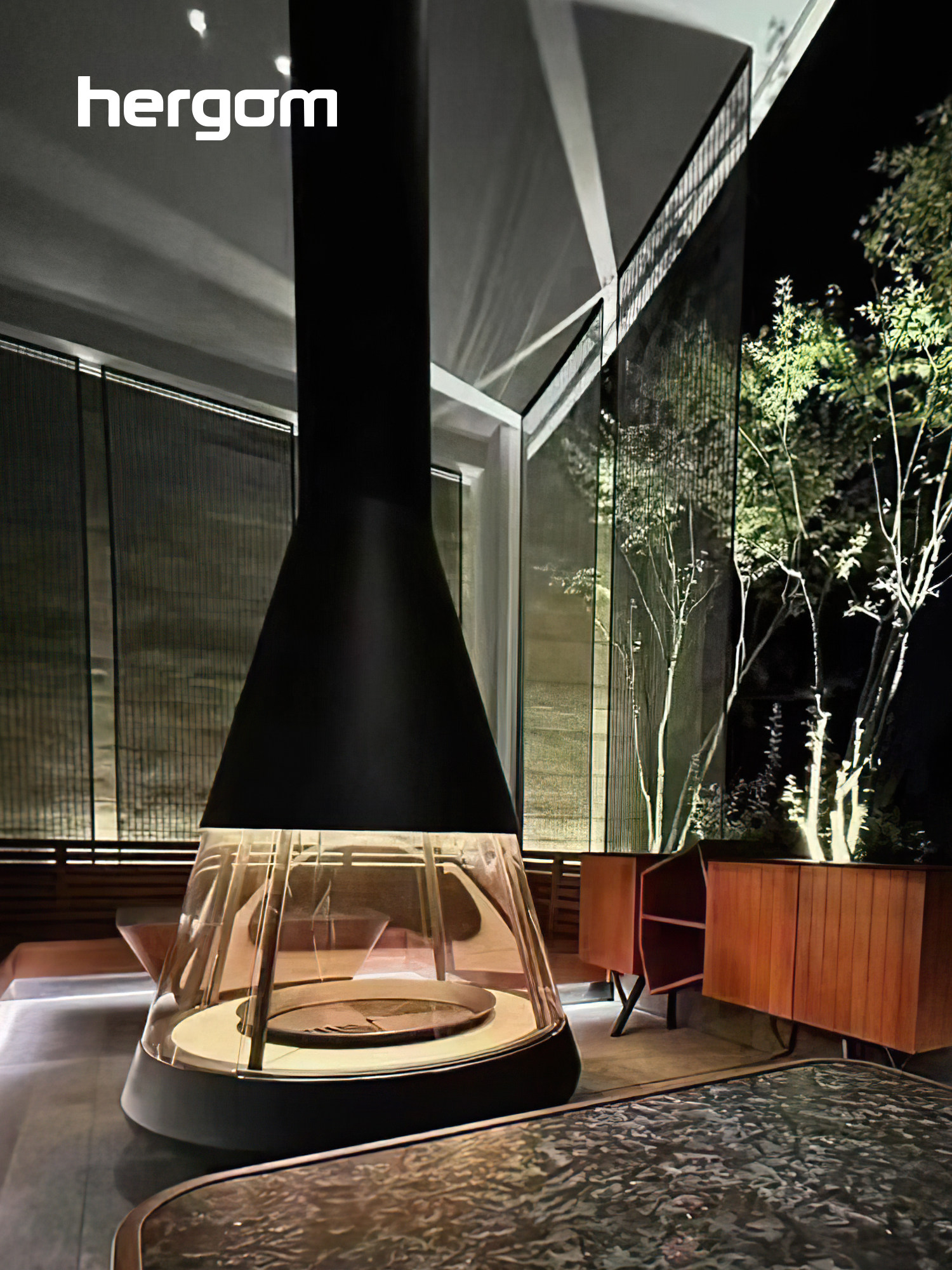 Hergom MALLORCA Wood-Burning Fireplace 4