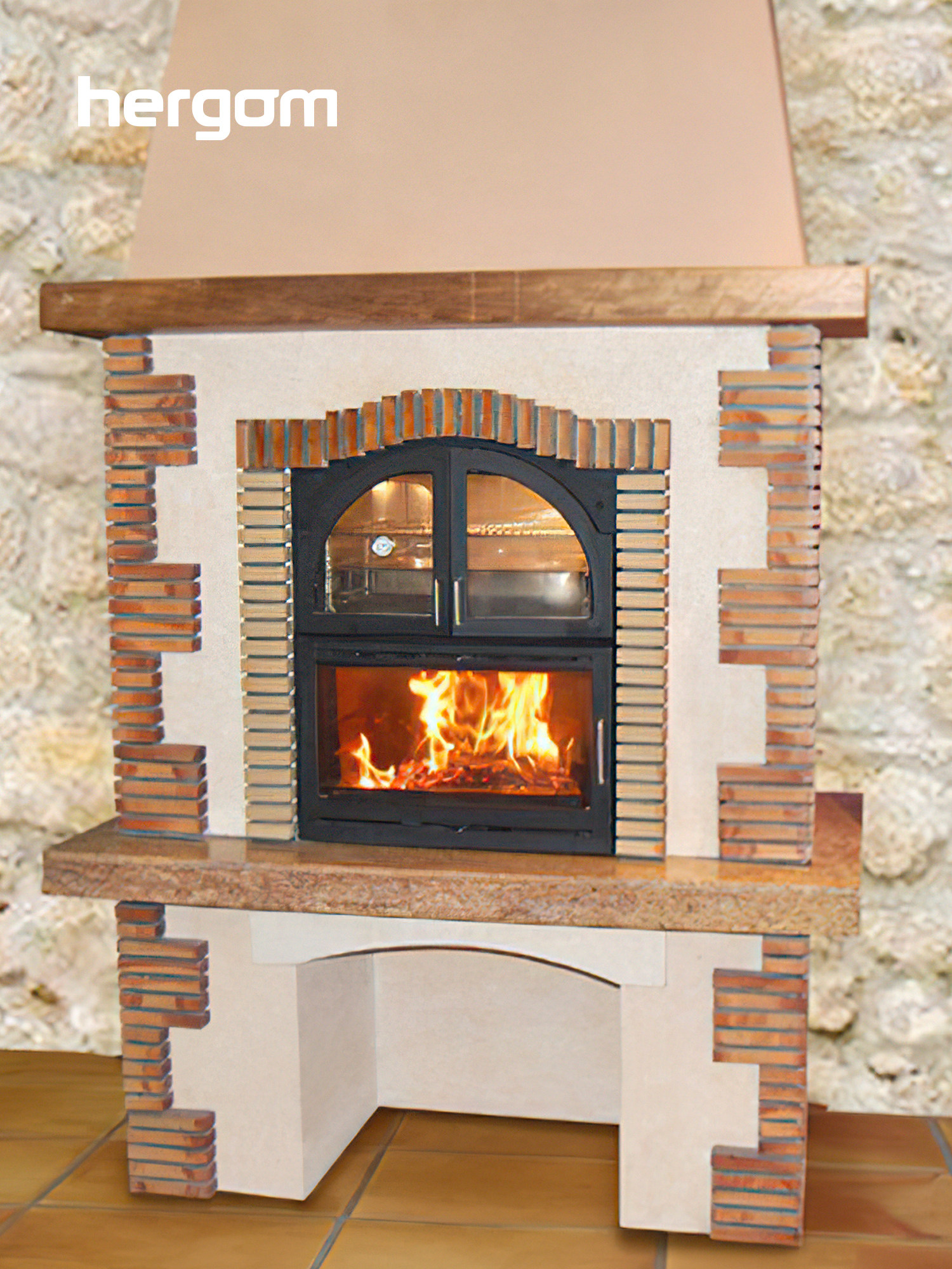 Hergom ARANDA Chimenea de leña 4
