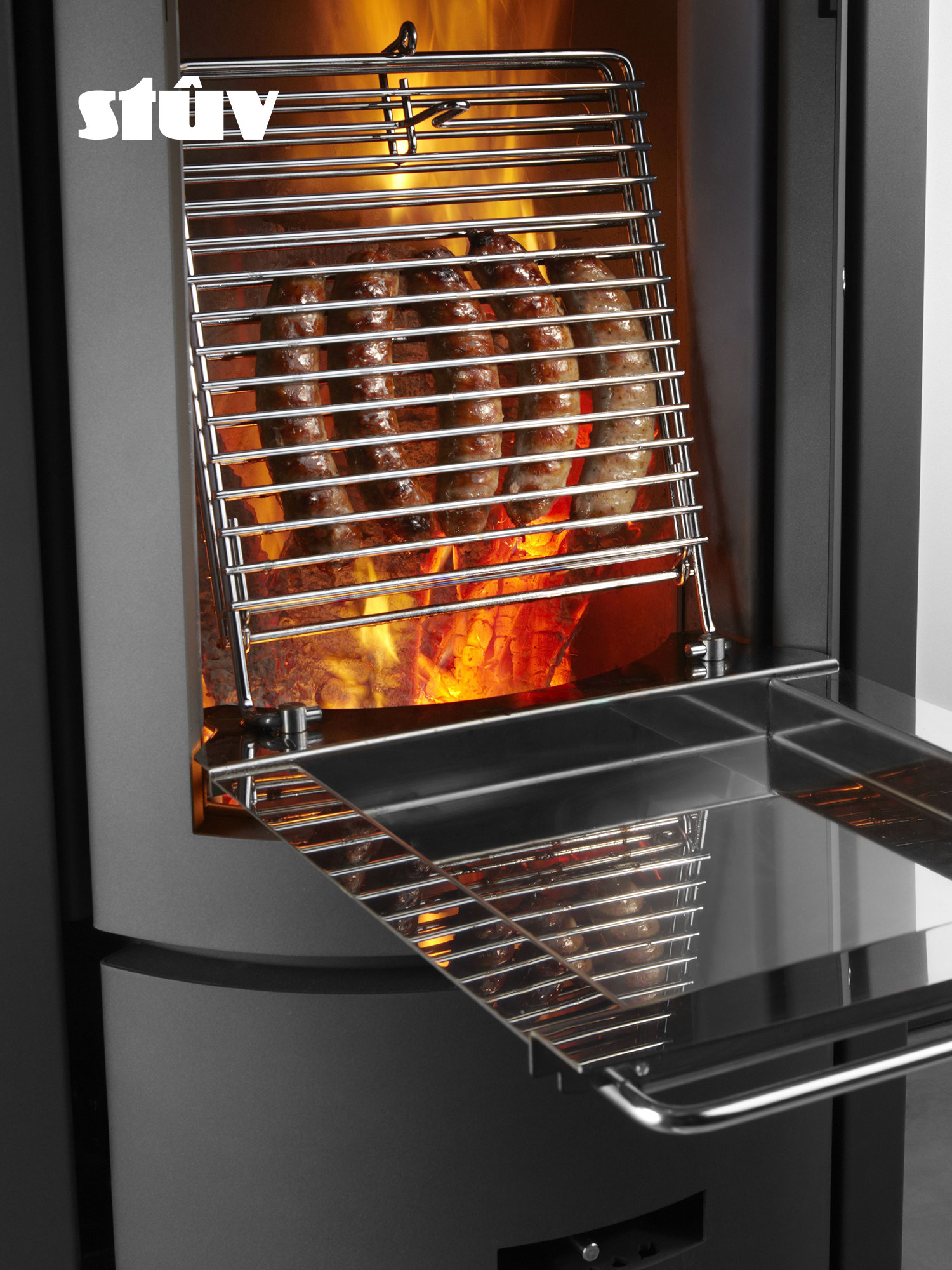Stûv 30 Chimenea de leña, empotrable 4
