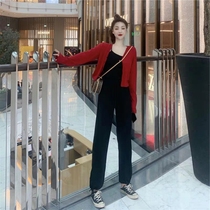 2020 new autumn and winter western style age reduction casual fashion thin and small fragrance salt and sweet fried street three-piece suit