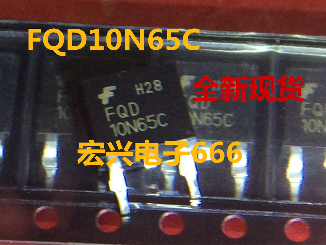 MOS FET FQD10N65C SMD TO-252 10A650V Brand New Direct Shooting