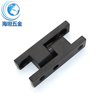 CL215 thickened industrial machinery and equipment heavy hinge zinc alloy black folding flat hinge cabinet door