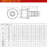 Кислотный -лкали -резистентный суставный пагодный шланг с прямым ПВХ непосредственно мягкий и жесткий для подключения пластикового пагодного разъема