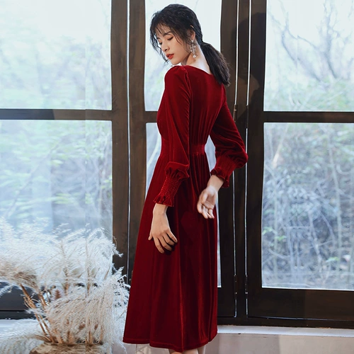 Вечернее платье, бордовая юбка, коллекция 2023