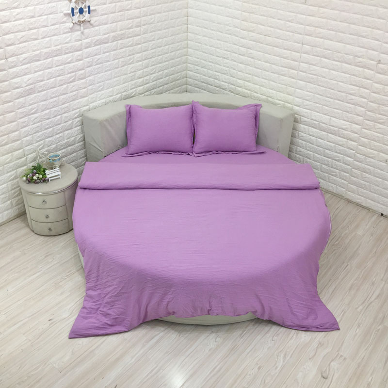 giường bông vải bông doanh nghiệp giường tròn tròn làm bedspread duy nhất mảnh Khách sạn nệm bảo vệ gia đình trượt bốn - Trang bị Covers Ga phủ giường