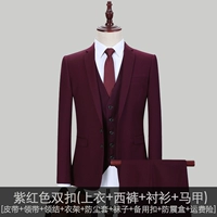 Двойная пуговица Purple Red (костюм) C+ конная рубашка