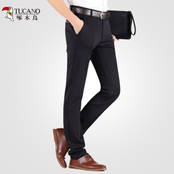 啄木鸟 17年新款 免烫 男式休闲裤 优惠券折后￥69包邮（￥149-80）厚、薄多色多款可选