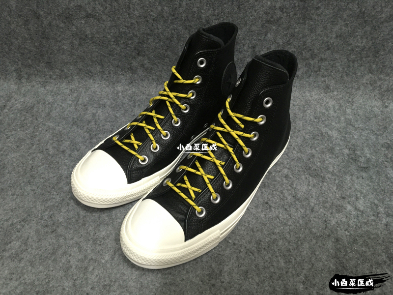 【In-Stock Items from the Store】Converse Black Leather High-Top All Star 163339