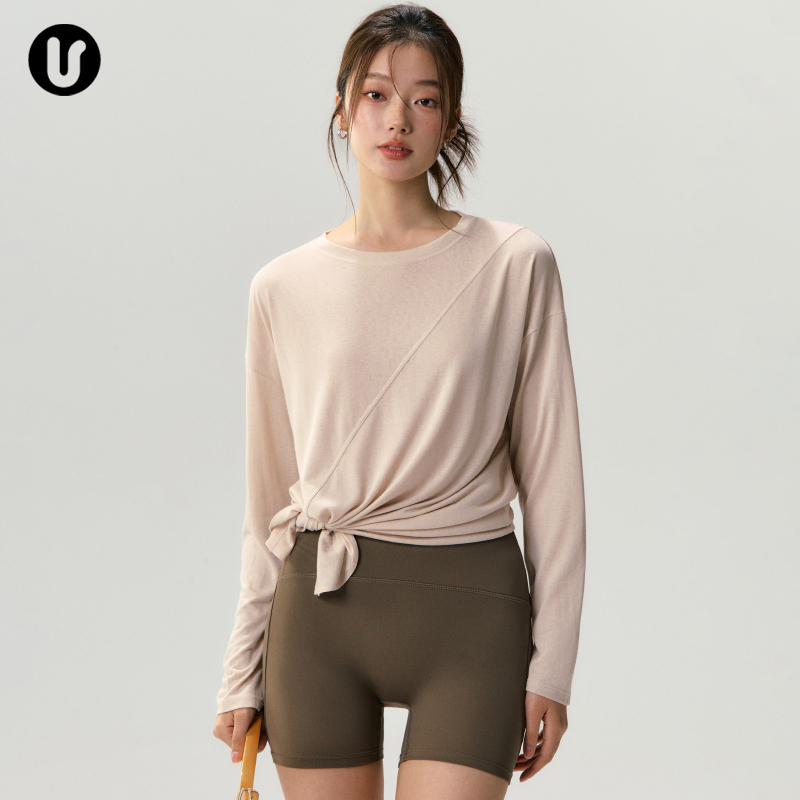 Yoga Clothing Cover-Up for Women, New Outdoor Running Fitness Suit, Pilates Training Clothing, Long-Sleeved T-Shirt, Sports Top