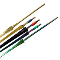 Zhangpai Fencing Adults and Children Stainless Electric Foil Epee Saber Sword Strips Anti-rust Silver Color Gold Certification