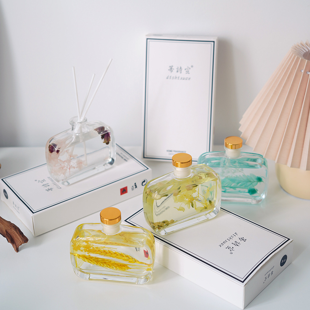 Dried flowers without fire aromatherapy essential oil ornaments rattan flowers and plants fragrance purify the air home indoor fragrance diffuser
