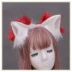 Mô phỏng handmade tai động vật lolita headband mũ KC tai mèo kẹp tóc fox tai jk phụ kiện ren tóc bộ phụ kiện 