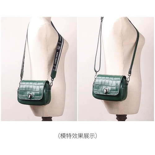 Небольшая сумка, сумка через плечо, сумка для телефона, в корейском стиле, из натуральной кожи, в западном стиле