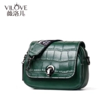 Небольшая сумка, сумка через плечо, сумка для телефона, в корейском стиле, из натуральной кожи, в западном стиле