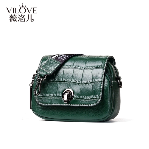 Небольшая сумка, сумка через плечо, сумка для телефона, в корейском стиле, из натуральной кожи, в западном стиле