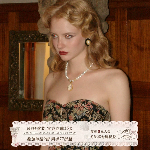 Классический корсет, ретро юбка, комплект, французский стиль, осенний