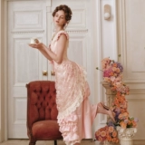 Lacemade Antique Vase French Palace Style Nice Nishe Тяжелая промышленность рыбная костяная плать