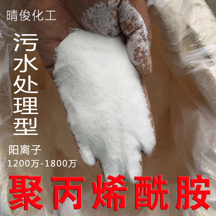 Polyacrylamide pam flocculant Cationic Water treatment agent sludge dewatering plant wastewater sewage treatment