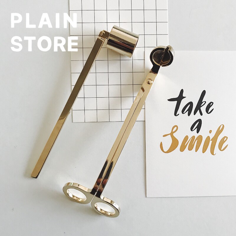 PlainStore scented candle special tool golden candle wick scissors wick scissors candle scissors candle extinguisher