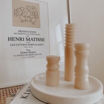 AREAWARE American imported Totem Candle Geometric handmade Candle designer home furnishings