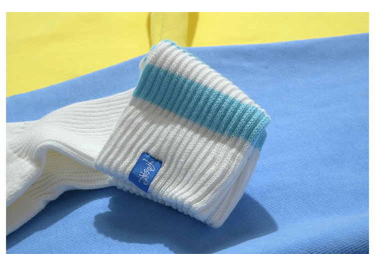 PROZAK Prozac Thương hiệu ban đầu dày đan thẳng Chủ đề Blue Bar vớ thể thao - Vớ thể thao vớ lười