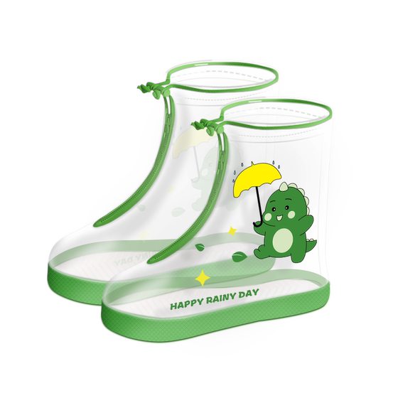 
Jianjiang rain boot cover children's thickened wear-resistant water shoes for boys and girls' babies' students' feet cover waterproof and non-slip high-tube rain boots