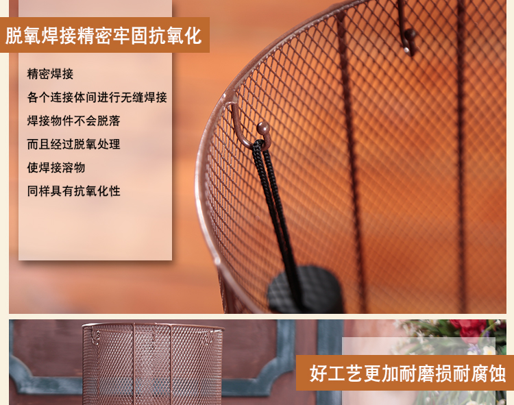 Ô dù xô nhà Châu Âu rèn sắt sáng tạo sảnh khách sạn sàn đứng ô kệ lưu trữ nhà xô - Kệ kệ sách gỗ