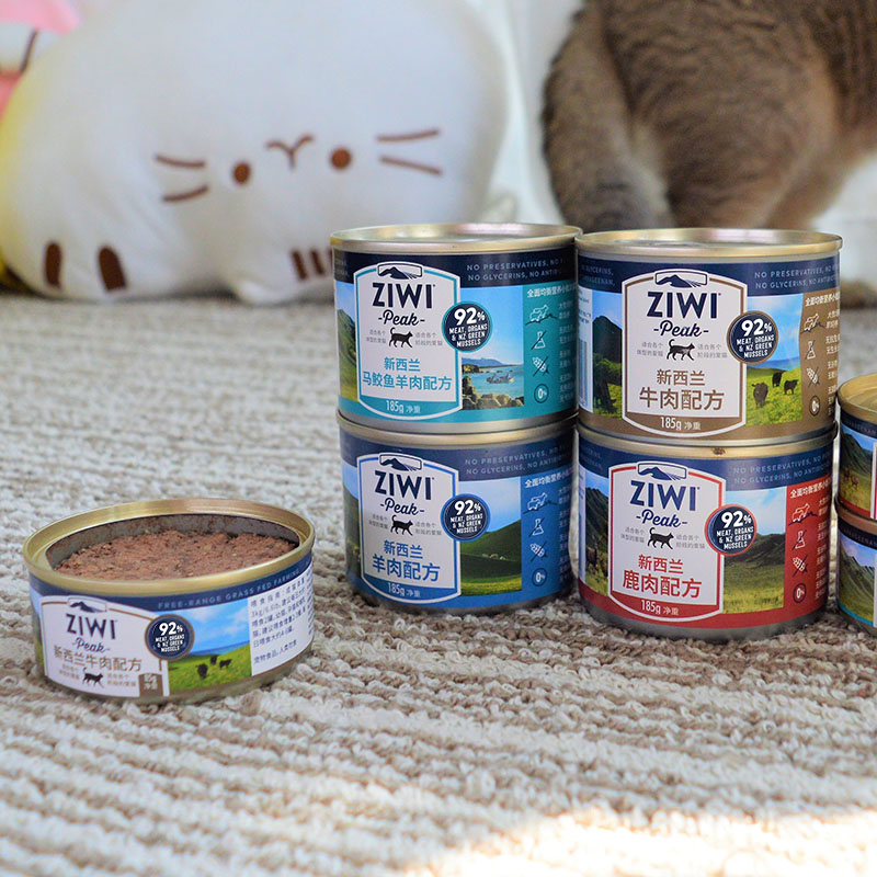 New Zealand peak grain-free staple cat canned beef for kittens 85g 185g