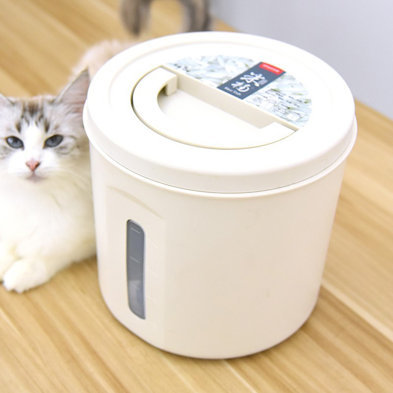 Dripping cat and dog food barrel seal cat food dog food 6 kg 12 kg packed grain storage barrel insect-proof moisture-proof thickening