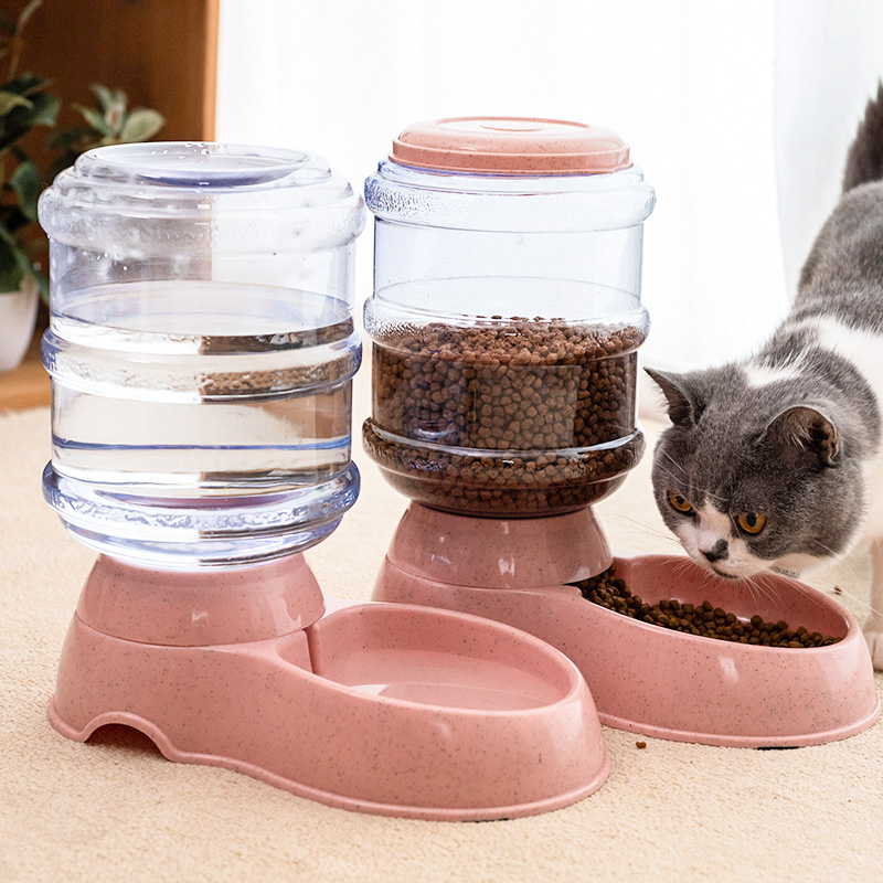 Kitty Automatic feeding machine dogs Drinking water dispenser Drinking water dispenser Drinking Water Instrumental deity Hanging Teddy Pet Supplies
