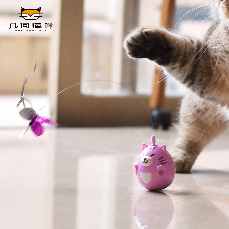 Geometric cat meow meow meow togethers scuffle Dogg kitten Clockwork Twist Cat Swivel Cat Clockwork Toy