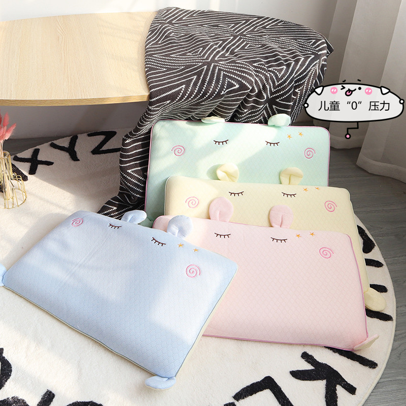 Children Zero Stress Memory Pillow Baby Nursery Neck Care Little Pillow Core Removable Wash 30 30 X 50cm Pacifying Pillow