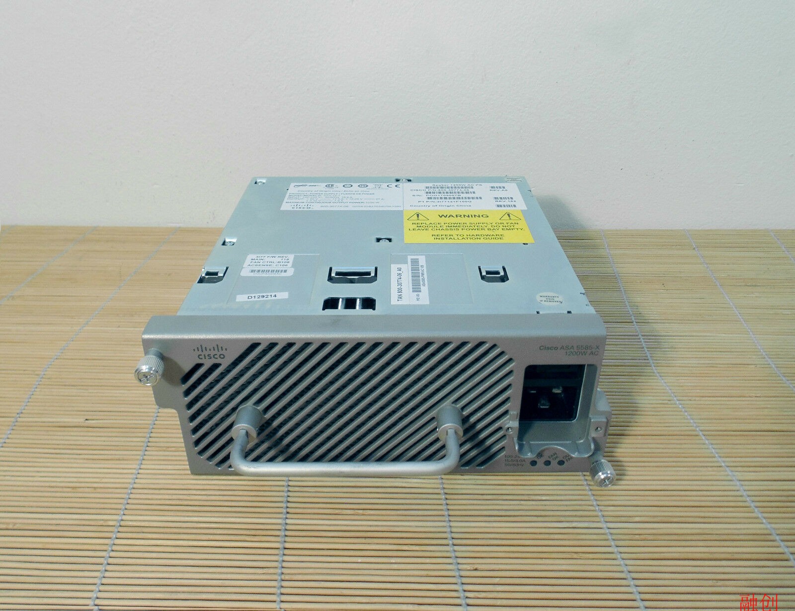 Cisco asa5585-s20-k9 asa5585-x Firewall ssp-20 asa5585-pwr-ac 1200