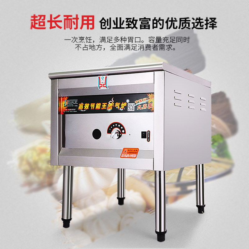 Jiuding Wang gas steamer energy-saving King steamed bread machine electric steamer furnace gas steamed bun machine commercial steam boiler